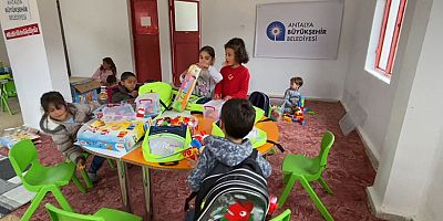 Antalya Büyükşehir Belediyesi İslahiye’de kreş açtı