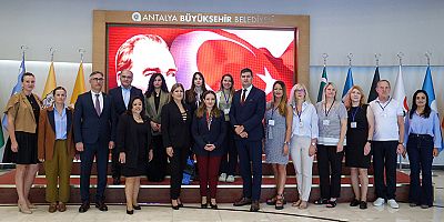 Antalya Büyükşehir Belediyesi Litvanya heyetini ağırladı