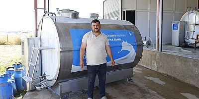 Antalya Büyükşehir Belediyesi’nin süt tankı desteği sürüyor