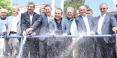 Antalya Büyükşehir Belediyesi sulama projeleri ile çiftçinin yanında