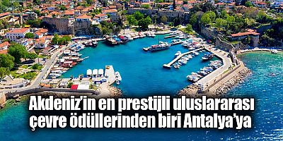 Antalya Büyükşehir’e 27’nci çevre ödülü