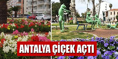 Antalya çiçek açtı