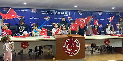 Antalya’da 23 Nisan Coşkusu: Saadet Partisi Kadın Kolları’ndan Anlamlı Program