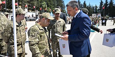 Antalya'da 72 özel genç askerlik coşkusunu yaşadı