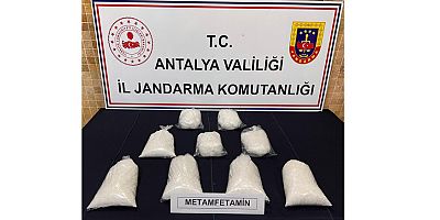 Antalya'da jandarmadan bir uyuşturucu operasyonu daha...