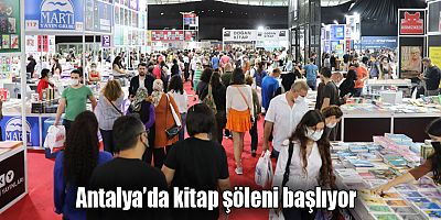 Antalya’da kitap şöleni başlıyor