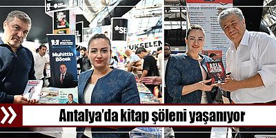 Antalya’da kitap şöleni yaşanıyor