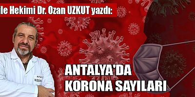 ANTALYA'DA KORONA SAYILARI