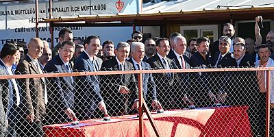 Antalya'da Müftülük Hizmet Binaları ile cami projesinin temeli atıldı