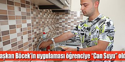 Antalya’daki üniversite öğrencileri artık su faturasını düşünmüyor