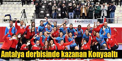 Antalya derbisinde kazanan Konyaaltı 