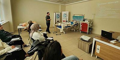 Antalya Eğitim ve Araştırma Hastanesinde  Uygulamalı CPR Eğitimi Başladı