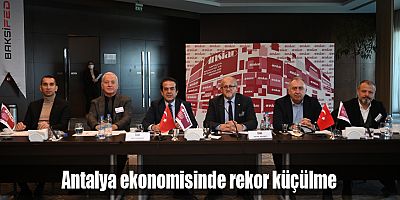 Antalya ekonomisinde rekor küçülme