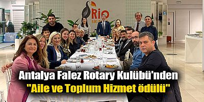 Antalya Falez Rotary Kulübü'nden 