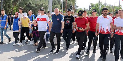 Antalya Gençlik ve Spor İl Müdürlüğü'nden Gençlik Yürüyüşü