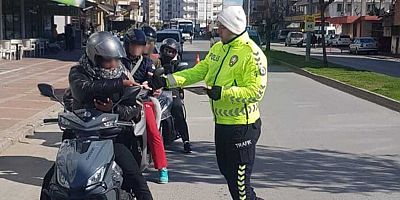 Antalya genelinde motosiklet uygulaması yapıldı