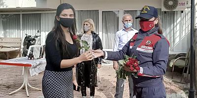 Antalya İl Jandarma Komutanlığı'ndan Öğretmenler Günü kutlaması