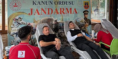Antalya İl Jandarma Komutanlığı Planlı Kan Bağışı Faaliyeti