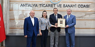 Antalya iş dünyası Moskova heyeti ile buluştu