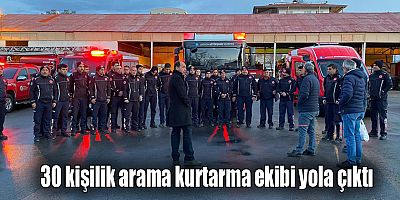 Antalya itfaiyesi deprem bölgesine gidiyor