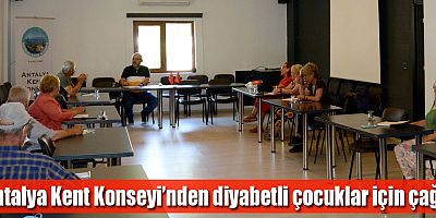 Antalya Kent Konseyi’nden diyabetli çocuklar için çağrı