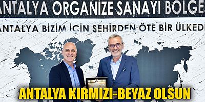 Antalya kırmızı-beyaz olsun