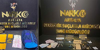 Antalya ve 5 ilçede eş zamanlı narkotik operasyonu