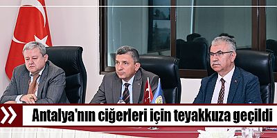 Antalya'nın ciğerleri için teyakkuza geçildi