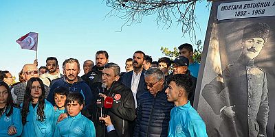 Antalya'nın kahramanı Mustafa Ertuğrul Aker Kemer'de anıldı
