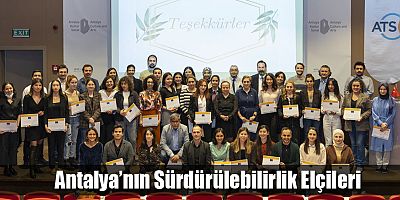 Antalya’nın Sürdürülebilirlik Elçileri