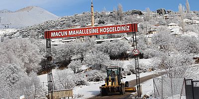Antalya’nın yüksek kesimlerinde karla mücadele çalışması 