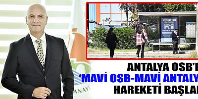 Antalya OSB'de Covid farkındalığını tazeleyecek uygulama