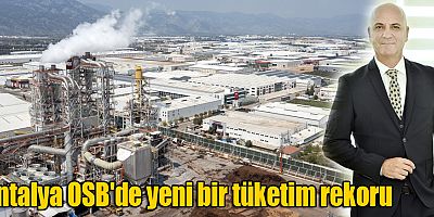 Antalya OSB'de yeni bir tüketim rekoru