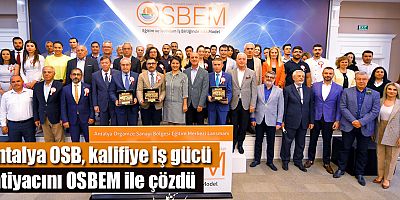 Antalya OSB'den Türkiye'ye örnek eğitim-istihdam projesi