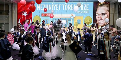 Antalya OSB Gündüz Bakımevi'nde mezuniyet coşkusu