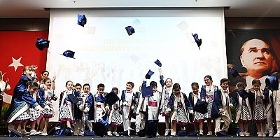 Antalya OSB Gündüz Bakımevi'nde mezuniyet sevinci