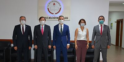 Antalya SMMO'dan İl Milli Eğitim Müdürü'ne ziyaret