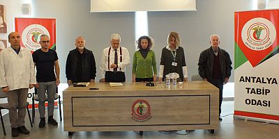 Antalya Tabip Odası Covid 19 nedeniyle kaybettiğimiz sağlık çalışanlarını andı