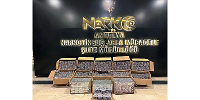 Antalya tarihinde bir ilk! Tek  seferde 235 bin sentetik ecza maddesi ele geçirildi