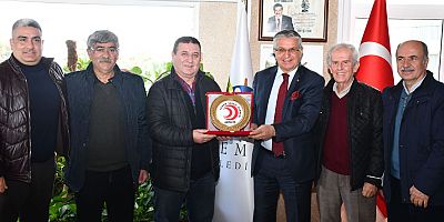Antalya Verem Savaş Derneği Başkanı Gölcü Kemer Belediyesi'nde...