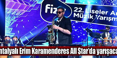 Antalyalı Erim Karamenderes en iyi enstrüman kategorisinde yarışıyor