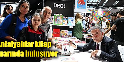 Antalyalılar kitap fuarında buluşuyor 