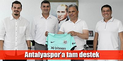 Antalyaspor’a tam destek