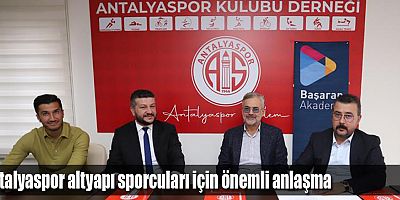 Antalyaspor altyapı sporcuları için önemli anlaşma