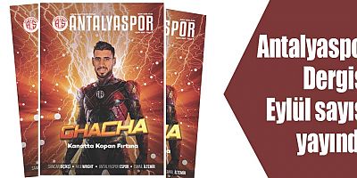 Antalyaspor Dergisi Eylül sayısı yayında