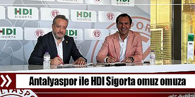 Antalyaspor ile HDI Sigorta Omuz Omuza