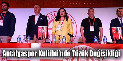 Antalyaspor Kulübü’nde Tüzük Değişikliği 