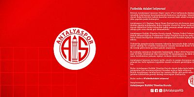 Antalyaspor Kulübü Yönetim Kurulu: Futbolda Adalet İstiyoruz!