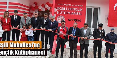 Antalyaspor kütüphanesi törenle hizmete girdi