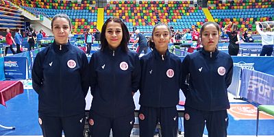 Antalyaspor Masa Tenisi Takımı Ligde İkinci Sırada
